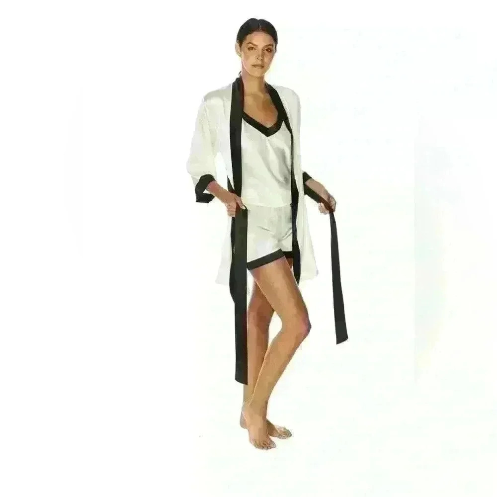 Natural Silk Robe Capella by Less Is Amor - Picture 2 of 5